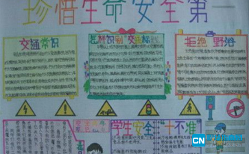 校车安全的手抄报