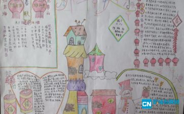 欢度春节手抄报图片资料